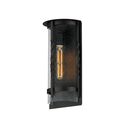 Maxim Lighting Foundry 1-Light Outdoor Wall Sconce, Black 30192CDBK